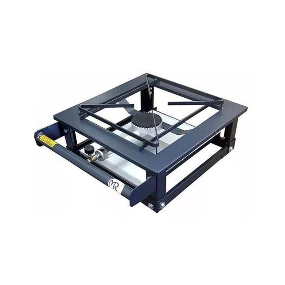 Fogão Industrial 01 Boca Mesa 30x30 P5 Grelha Aço Alta Pressão - Mr Fogões Menor preço em Fogão Industrial 01 Boca Mesa 30x30 P5 Grelha Aço Alta Pressão - Mr Fogões
