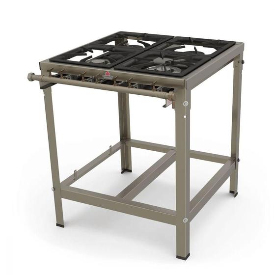 Fogão 4 Bocas Progas Inox - Pmi-402n Fogão 4 Bocas Progas Inox - Pmi-402n