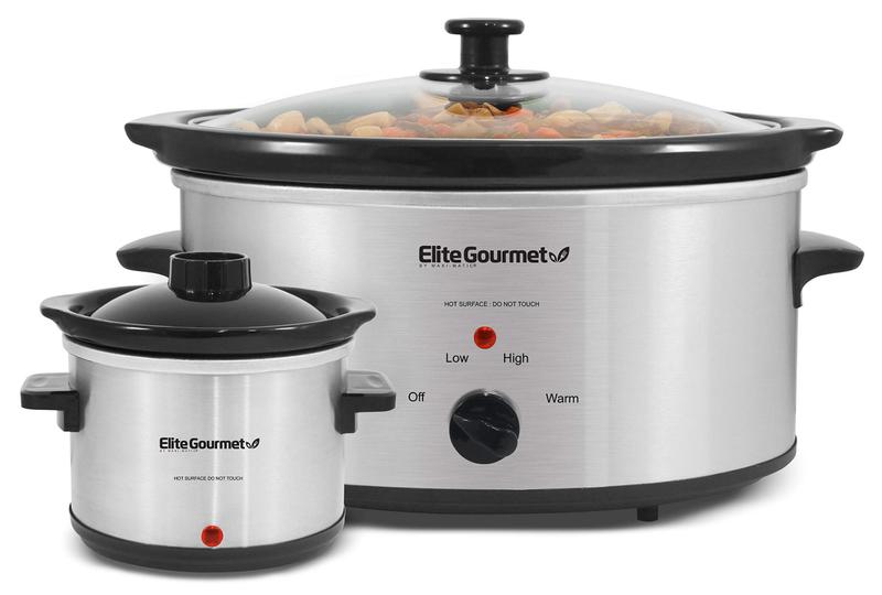 Imagem de Fogão lento Elite Gourmet MST-500D 5L com concha de 0,75L