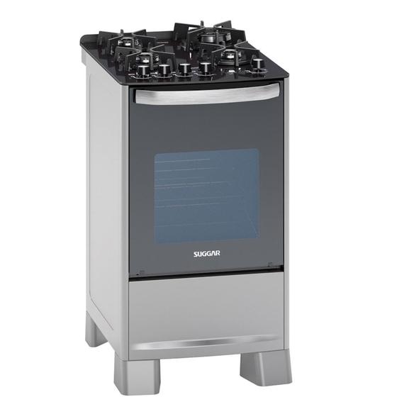 Fogão 4 Bocas Suggar Master Grill Inox Mesa em Vidro – 110v – Fgvmtg411prix