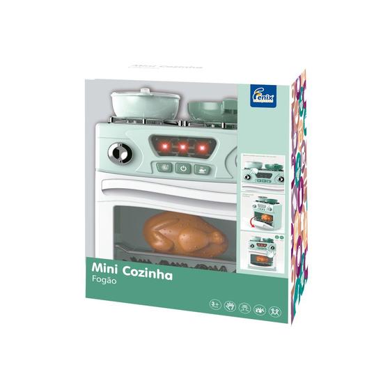 Imagem de Fogãozinho Infantil com Acessórios - Mini Cozinha - Fenix Brinquedos