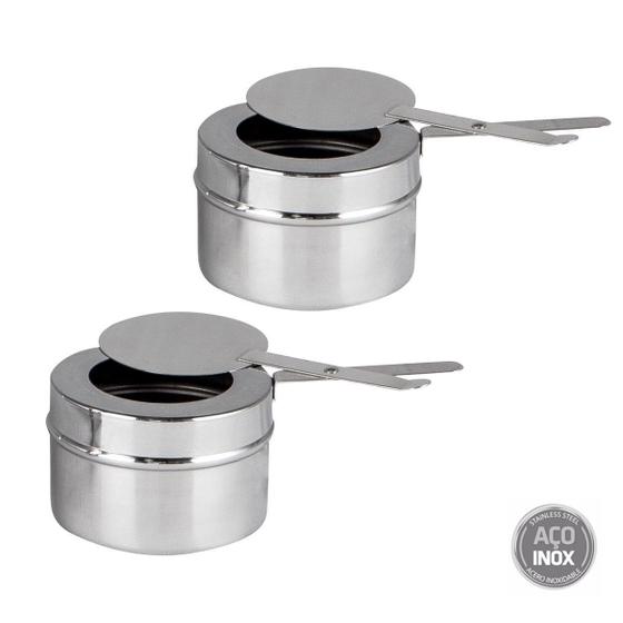 Fogareiro Acendedor Espiriteira em Aço Inox para Rechaud e Fondues Menor preço em Fogareiro Acendedor Espiriteira em Aço Inox para Rechaud e Fondues