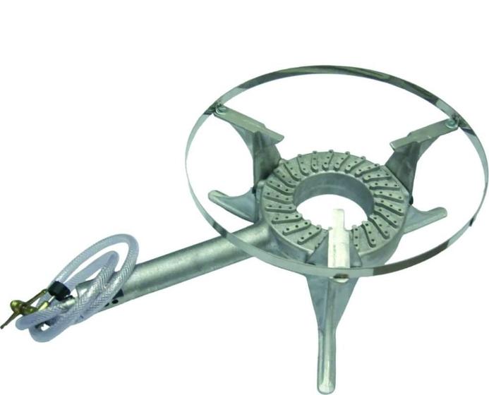 Fogareiro Alumínio Fundido Mini 3 Pés camping Com Arco Inox Menor preço em Fogareiro Alumínio Fundido Mini 3 Pés camping Com Arco Inox