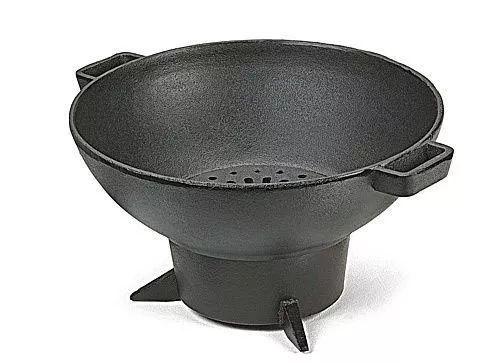 Fogareiro Churrasqueira Redondo Ferro Fundido S/Grelha Panela Mineira 32cm Diâmetro Menor preço em Fogareiro Churrasqueira Redondo Ferro Fundido S/Grelha Panela Mineira 32cm Diâmetro