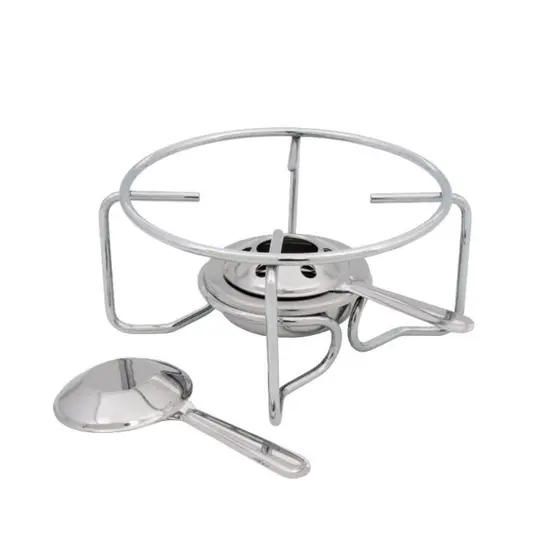 Imagem de Fogareiro portatil alcool espiriteira camping pesca fogao