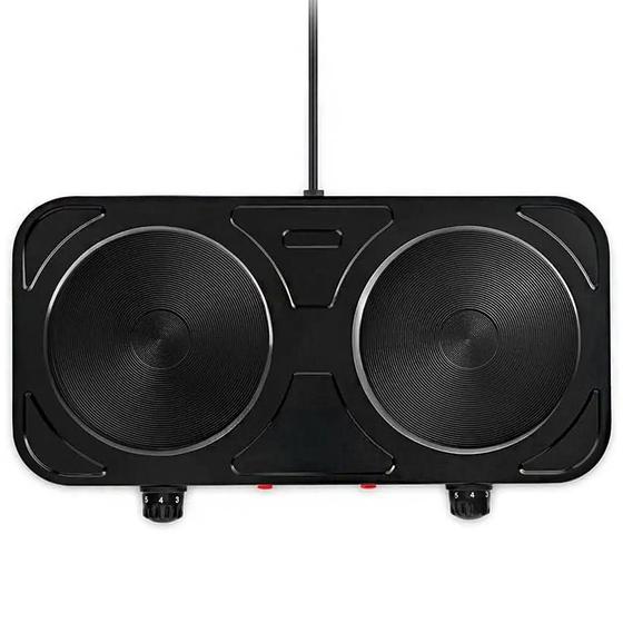 Fogareiro Portátil Fogão Elétrico 2000w Cooktop Panela 2 Bocas Disco Menor preço em Fogareiro Portátil Fogão Elétrico 2000w Cooktop Panela 2 Bocas Disco