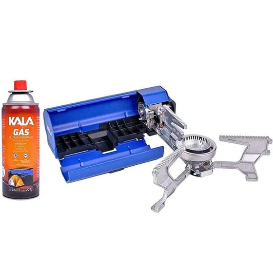 Imagem de Fogareiro Portátil Slim Acendedor Automático Com Gás 227gr KALA