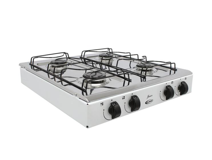 Imagem de Fogões Gás Junior 4 Bocas de Mesa  Inox Branco - CLARICE