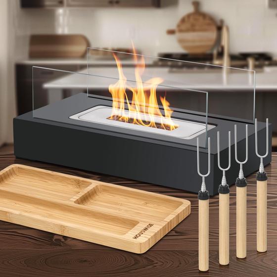 Imagem de Fogueira Portátil Houswise para Smores - Com 4 Palitos e Tábua