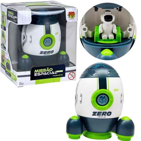 Imagem de Foguete de Brinquedo Missão Espacial  C/ Boneco Articulado