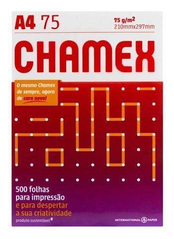 Imagem de Folha A4 Chamex - Papel A4 Sulfite Branco 75g 500 Folhas