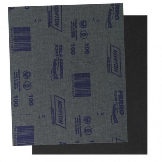 Imagem de Folha de Lixa Ferro k246 C100 22,5x27,5 cm Cinza