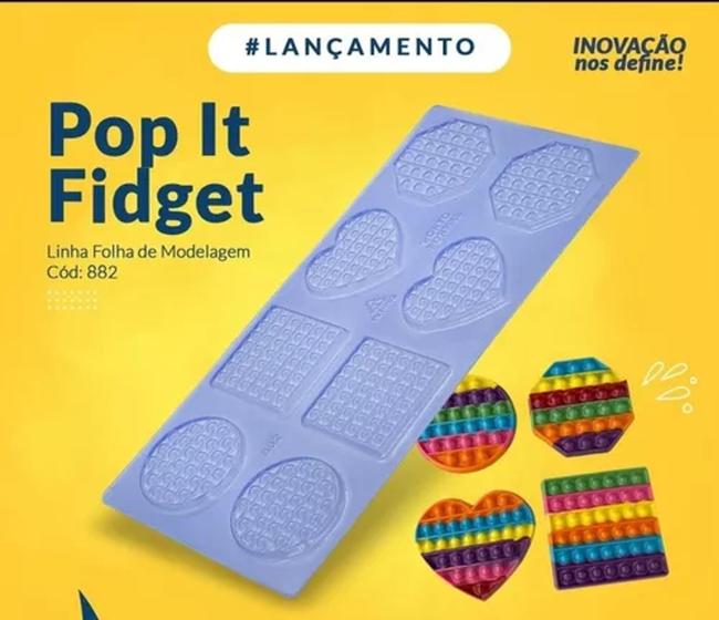 Imagem de Folha De Modelagem para Chocolate Pop It Fidget Porto Formas