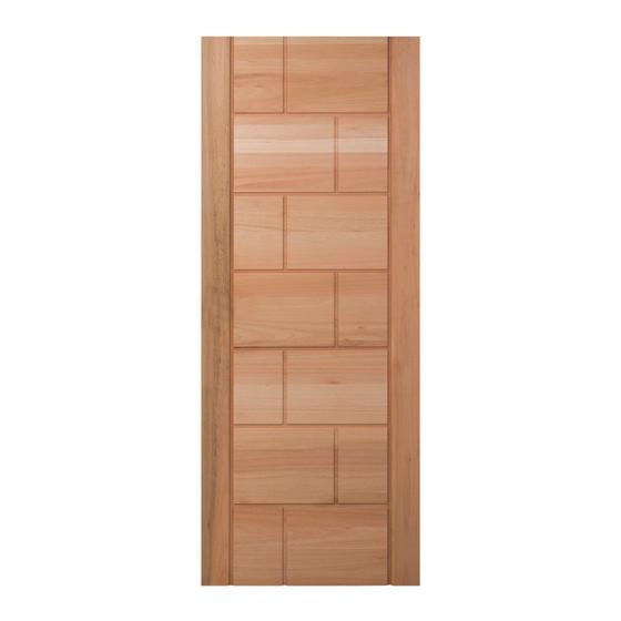 Imagem de Folha de Porta Maciça 210x90cm Eucalipto PM94 Talismã Cruzeiro Portas
