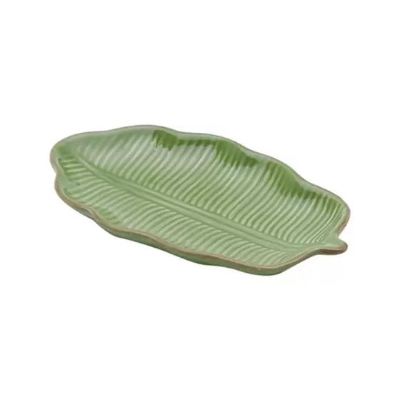 Imagem de Folha Decorativa Banana Leaf Lyor 16x9x2cm