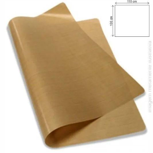 Imagem de Folha fita de teflon sem adesivo para prensa térmica - 100 x 110 cm x 0,13 mm