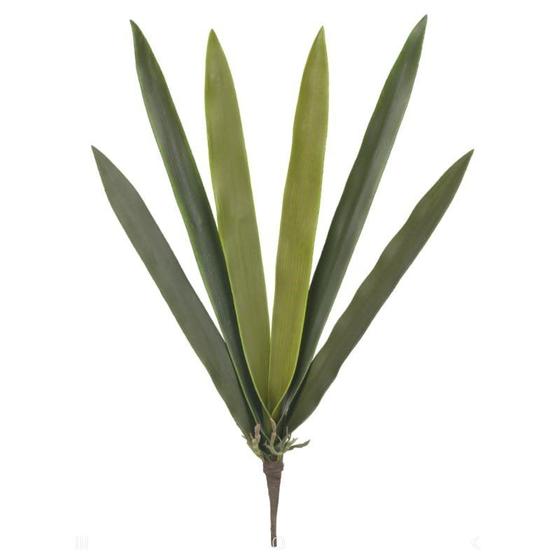 Imagem de Folha Orquídea Cymbidium Com Arame Verde 48cm
