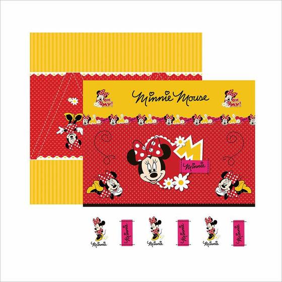 Imagem de Folha para Scrapbook Dupla Face Disney - Minnie Mouse