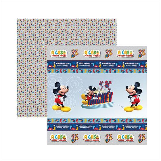 Folha para Scrapbook Dupla Face Disney Toke e Crie Casa do Mickey 1 Fitas e Rótulos - 19703 - SDFD119 Menor preço em Folha para Scrapbook Dupla Face Disney Toke e Crie Casa do Mickey 1 Fitas e Rótulos - 19703 - SDFD119