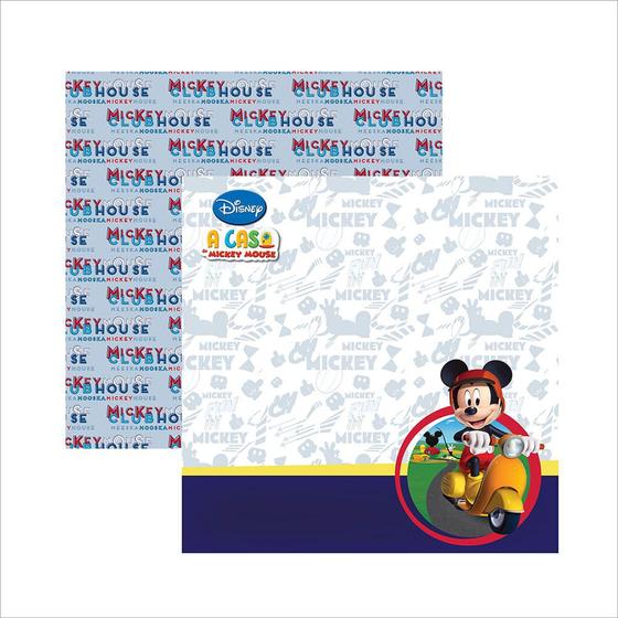 Folha para Scrapbook Dupla Face Disney Toke e Crie Casa do Mickey 2 Paisagem - 19687 - SDFD103 Menor preço em Folha para Scrapbook Dupla Face Disney Toke e Crie Casa do Mickey 2 Paisagem - 19687 - SDFD103