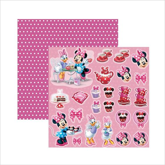 Folha para Scrapbook Dupla Face Disney Toke e Crie Hora do Chá com a Minnie 2 Recortes - 19692 - SDFD108 Menor preço em Folha para Scrapbook Dupla Face Disney Toke e Crie Hora do Chá com a Minnie 2 Recortes - 19692 - SDFD108