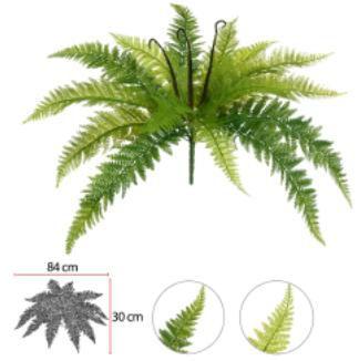 Imagem de Folhagem Artificial Samambaia C/Print Verde 54cm