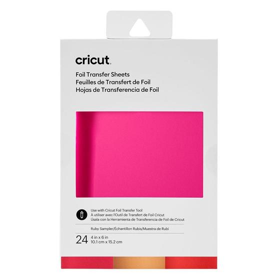 Imagem de Folhas de Foil Tons de Vermelho - Cricut - 10,1x15,2 cm - 24 unidades