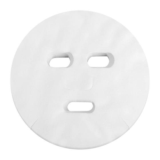 Imagem de Folhas de máscara facial FRCOLOR 100 unidades ampliadas de algodão branco