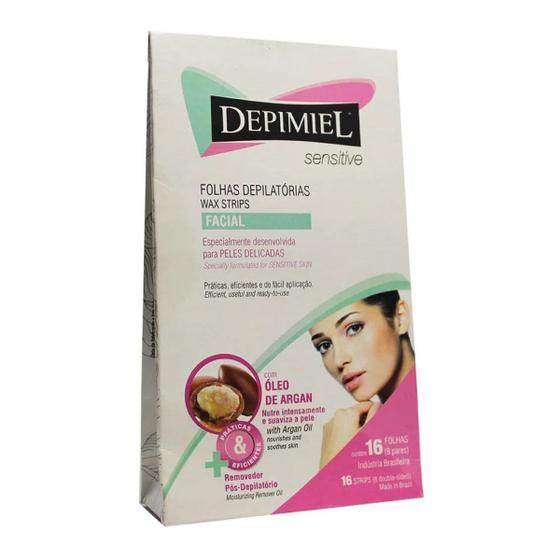 Imagem de Folhas Depilatórias Facial Sensitive - Depimiel