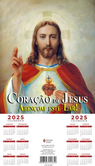 Imagem de Folhinha Sagrado Coração De Jesus - Nova Edição - Com Bloco Diário, Editora Vozes