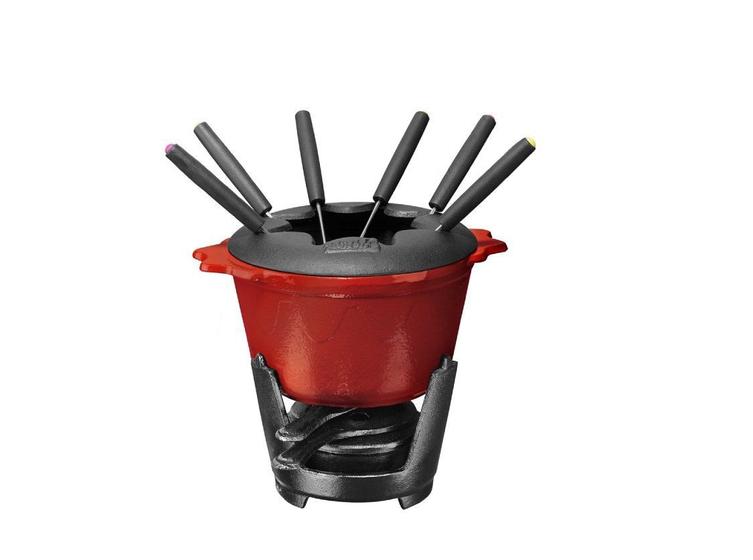 Imagem de Fondue 6 Garfos Vermelho 1.2L Ferro Fundido - Fumil