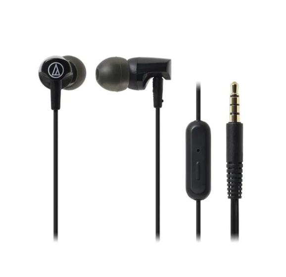 Imagem de Fone audio technica in-ear clr 100 is bk - preto c/ microfone