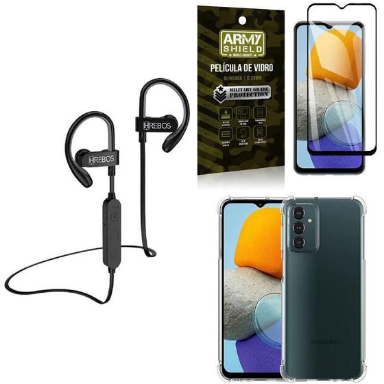 Imagem de Fone Bluetooth HS188 + Capinha + Película 3D - Armyshield