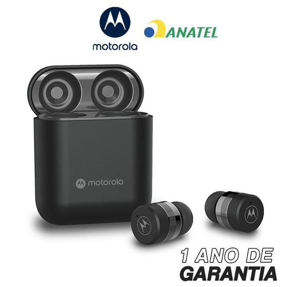 Imagem de Fone Bluetooth Original Motorola Moto Buds 120, A prova d'agua - Preto