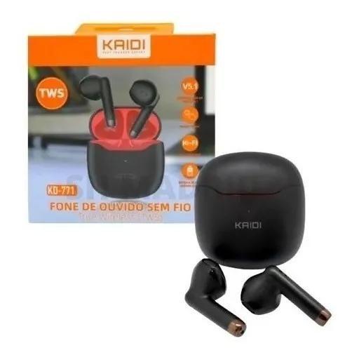 Imagem de Fone Bluetooth (Sem Fio) Kaidi tws Smart Touch V5.1 Kd-771 preto