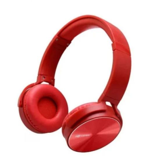 Fone de Ouvido Headphone C/ Microfone Dobrável Vermelho C3 Tech Ph-110rd