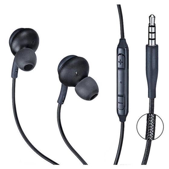 Imagem de Fone Com Fio E Microfone Som Alto Claro Graves Potentes Com microfone