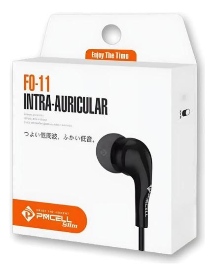 Imagem de Fone Com Fio Intra-Auricular Com Borrachinha PMCELL FO-11