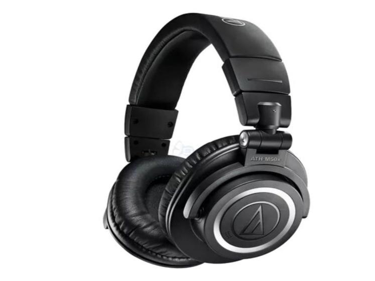 Imagem de Fone Com Microfone Áudio Technica Bluetooth ATH-M50XB Preto