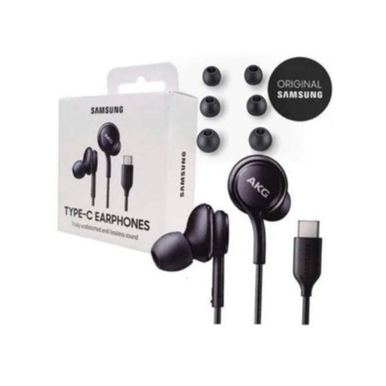 Fone Com Microfone Entrada USB-C AKG Samsung Menor preço em Fone Com Microfone Entrada USB-C AKG Samsung