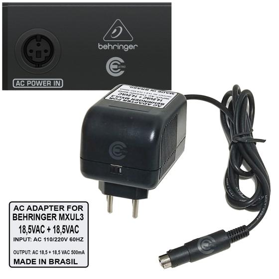 Chargeur 18V MyVolts Pour Table De Mixage Behringer Xenyx 802S - Compatible, Prise FR, Protection Surcharge
