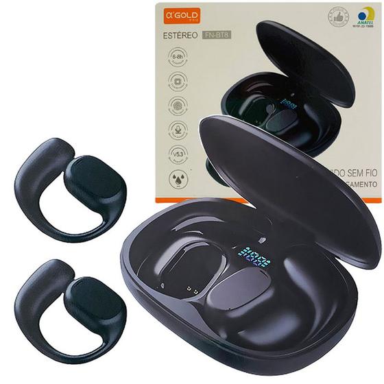 Imagem de Fone De Ouvido AGold BT8 Bluetooth C/ Microfone Recarregável