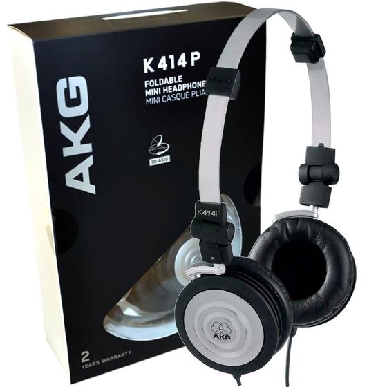 Fone de Ouvido Kit 4 Unid Headphone Original Preto Akg K414p