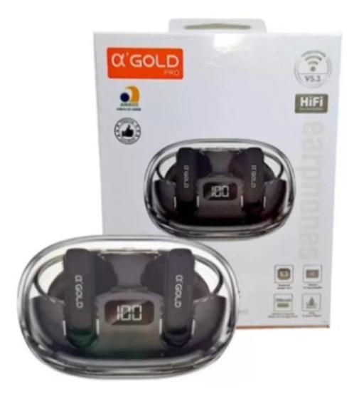 Imagem de Fone De Ouvido Auricular Bluetooth V5.3 Translúcido FN-BT38