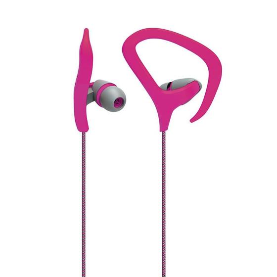 Fone de Ouvido Earphone Fitness Rosa Multilaser Ph166