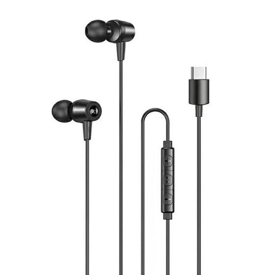 Imagem de Fone de Ouvido Awei In-ear Earbuds TC-1 Type-C / USB-C - Preto