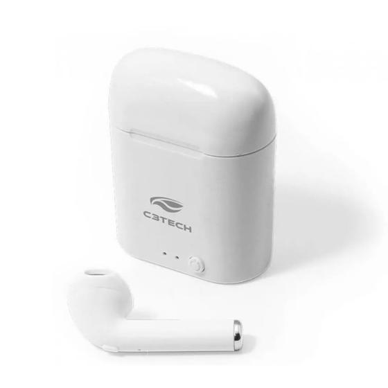 Imagem de Fone de ouvido Bluetooth 5.0 EP-TWS-20WH TWS Branco C3Tech