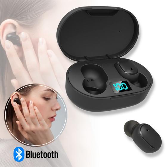 Imagem de Fone de Ouvido Bluetooth 5.0 Sem Fio Compatível Iphone  Samsung Motorola 
