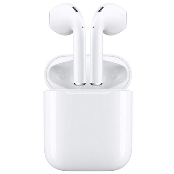 Imagem de Fone De ouvido Bluetooth 5.0 TWS In-ear Branco Anti Ruído C/Case Recarregável e Cabo Carregador