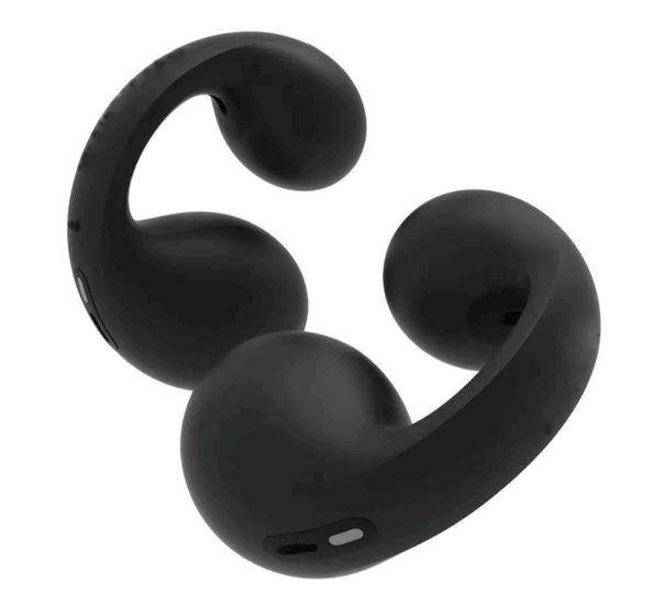 Imagem de Fone de ouvido bluetooth 5.3  clipe earcuffs preto & branco tws compativel com todos celulares